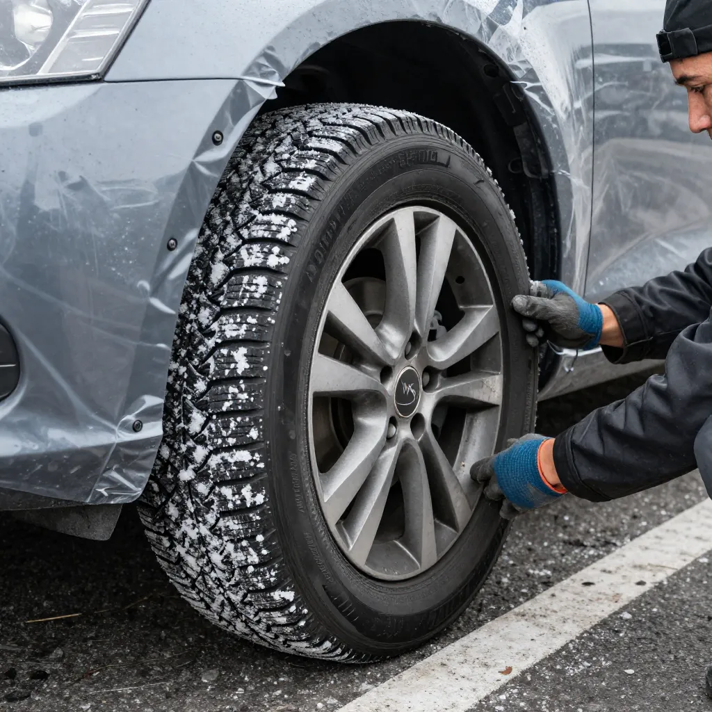 Professional cleaning process for winter bicycle maintenance